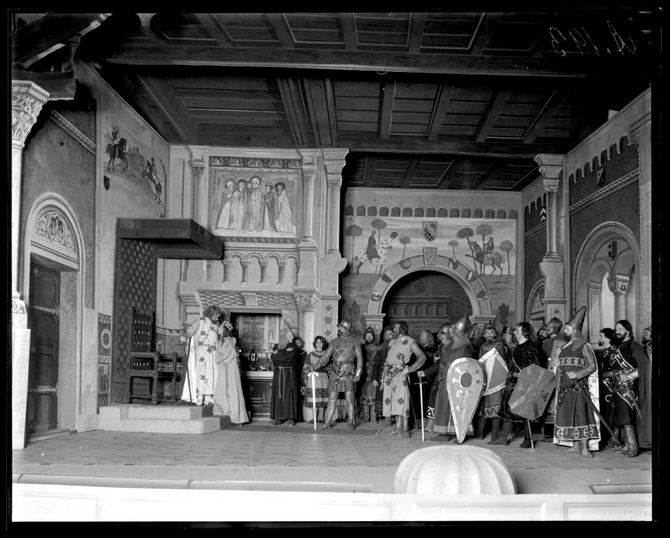 Arme Henrik, Svenska teatern 1904. Föreställningsbild - SMV - SvT074