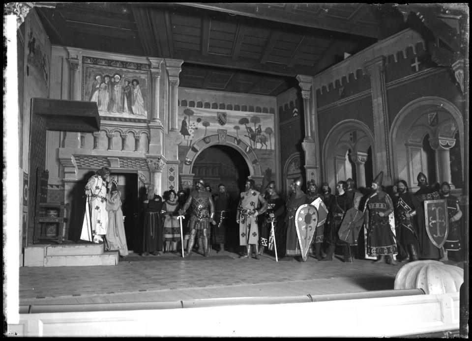 Arme Henrik, Svenska teatern 1904. Föreställningsbild - SMV - SvT059