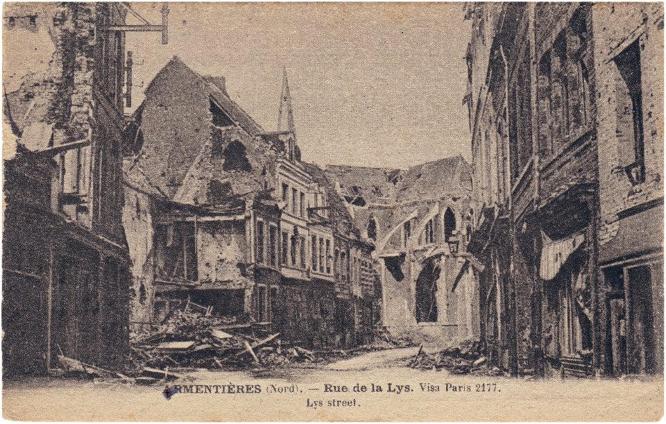 Armentières (Nord). — Rue de la Lys. – Lys street. Visa Paris 2177