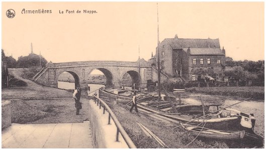 ARMENTIÈRES et NIEPPE, Le Pont de Nieppe avant la Première Guerre Mondiale 02
