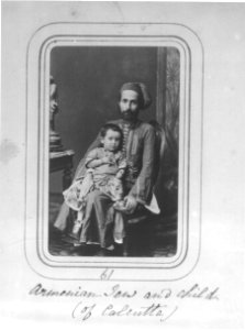 Armenian Jew and child (of Calcutta)