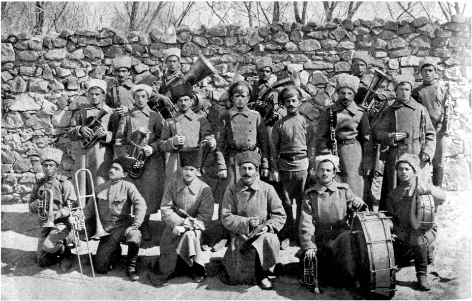 Armenian musician volunteers
