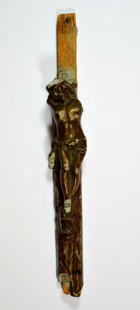 Armless crucifix, discovered at a house in Somme, France