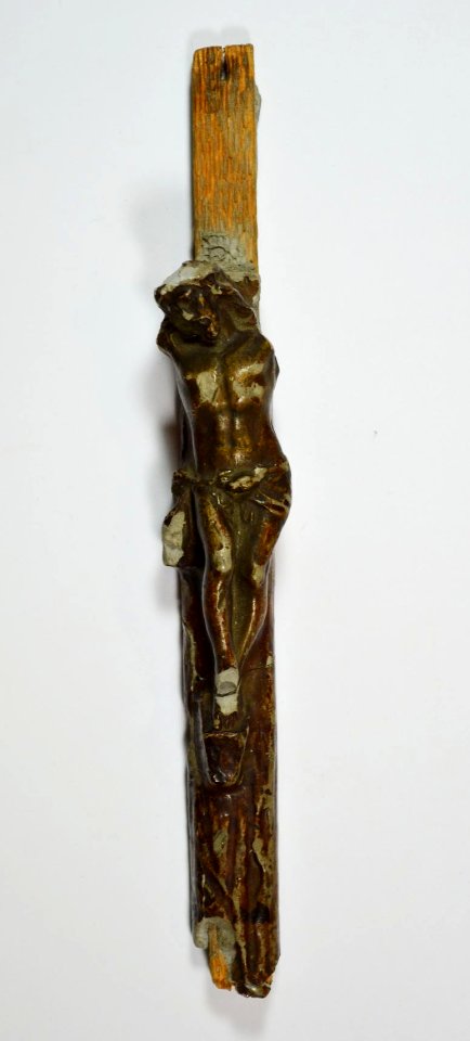 Armless crucifix, discovered at a house in Somme, France