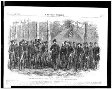Army of the Potomac-General Hancock and staff - photographed by Brady. LCCN95509549