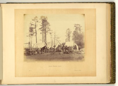 Army repair shop - negative by T.H. O'Sullivan, positive by A. Gardner. LCCN2007685806
