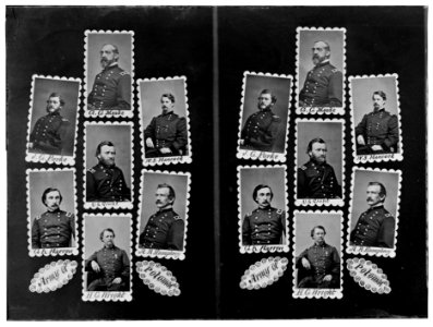 Army of Potomac- J.C. Parke, C.G. Meade, W.S. Hancock, G.K. Warren, U.S. Grant, A.A. Humphrey, and H.C. Wright LOC cwpb.06553