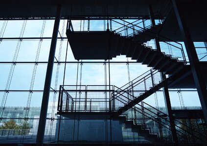 City building stairs