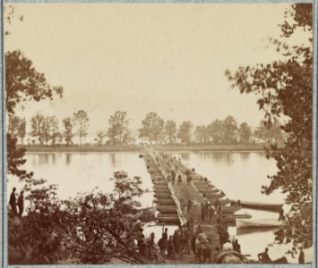 Army of the James, pontoon bridges across James River at Deep Bottom and Varina LCCN2012649810