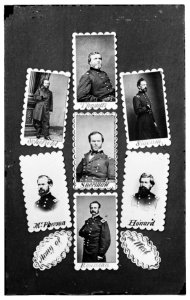 Army of the West- Schofield, Thomas, Slocum, McPherson, Sherman, Howard, and Rousseau LOC cwpb.06565