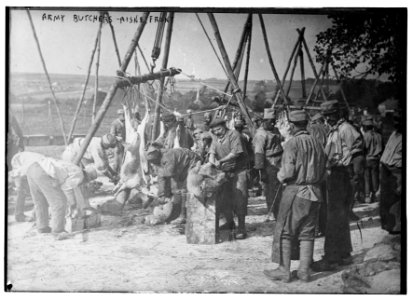 Army butchers - Aisne Front LCCN2014706236