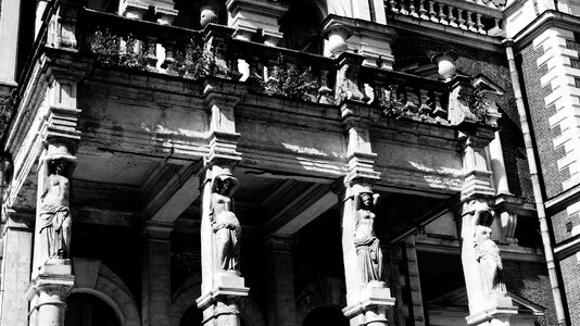 Architecture statue building