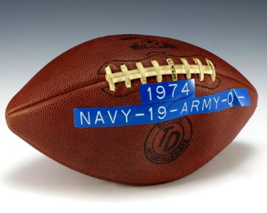 Army-Navy 1974 Game Football (1987.577) photo