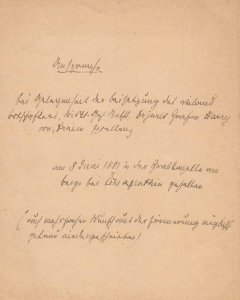 Arnim,Harry Aufgruß 1881 Heußinger