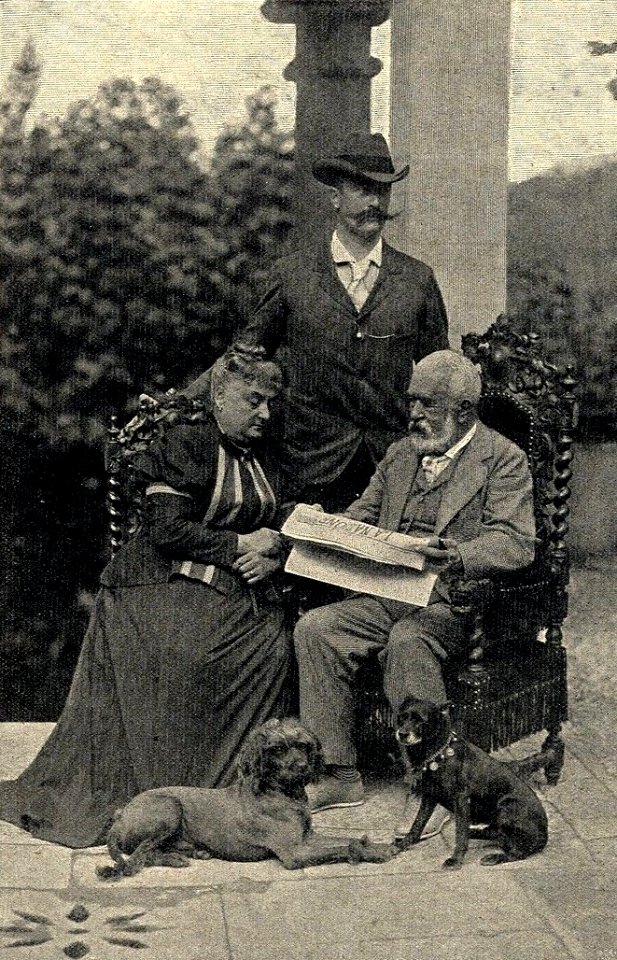 Arnold Böcklin mit seiner Frau und seinem Sohn Carlo