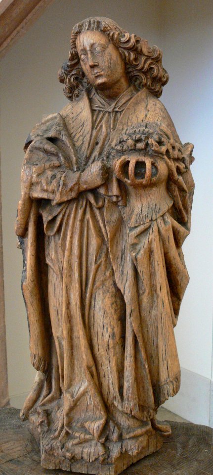 Arnt von Zwolle (Werkstatt) Engel mit Wappenhelm Christi