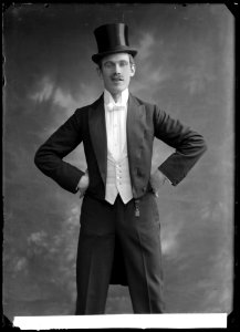 Aron Lindgren in Fästningen faller at Intima teatern 1913 - SMV - GL081