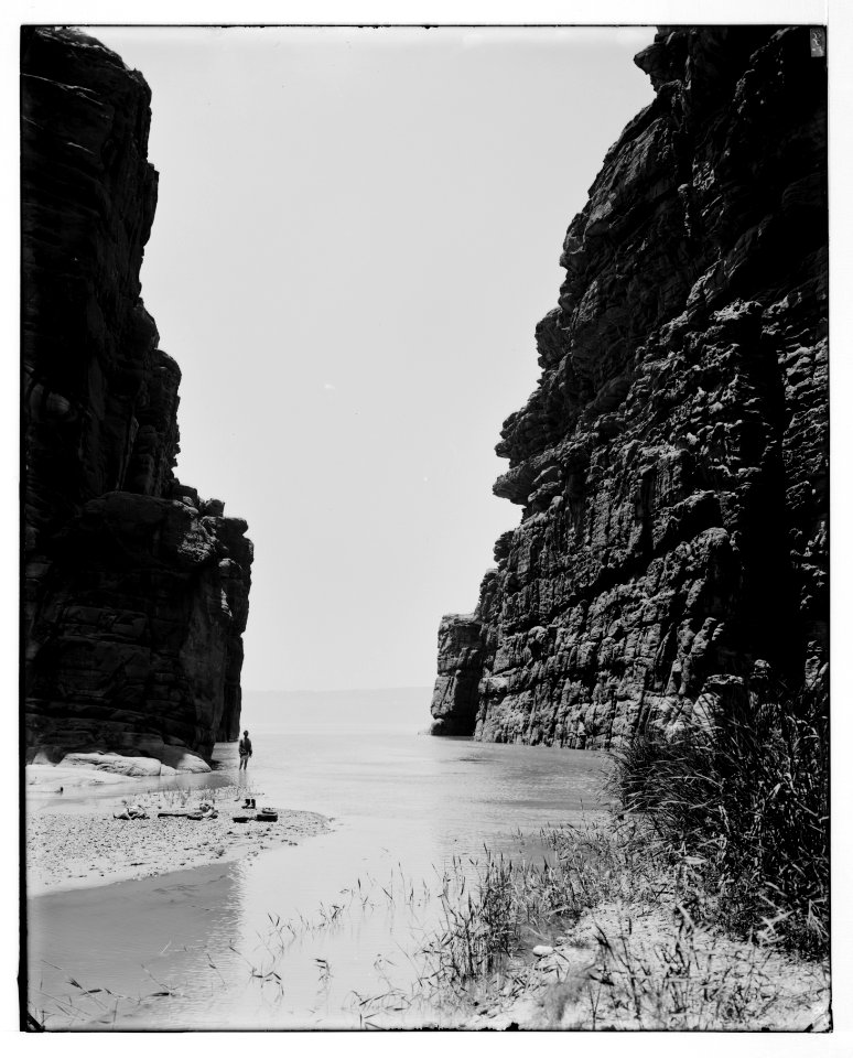 Around the Dead Sea (Bahr Lut). River Arnon, looking west, toward its mouth LOC matpc.07369