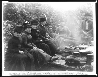 Around the campfire- picnic to William Stream LCCN95514511