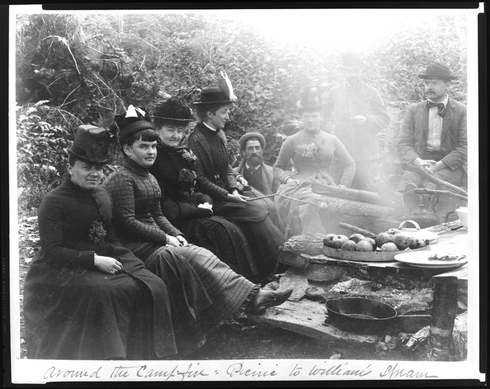 Around the campfire- picnic to William Stream LCCN95514511