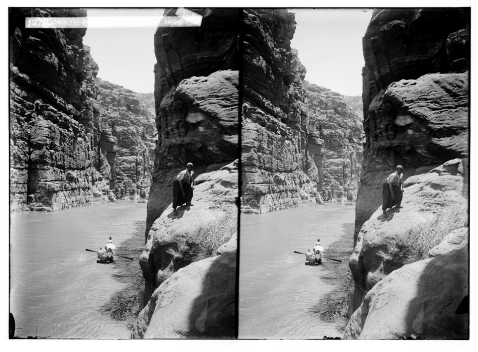 Around the Dead Sea. Mouth of the River Arnon from the west LOC matpc.01801