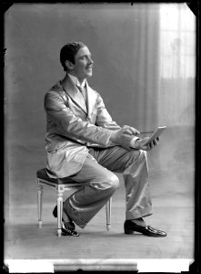 Aron Lindgren in Fästningen faller at Intima teatern 1913 - SMV - GL082