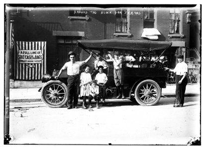 Around the block for 2 cents (car) LCCN2014689526
