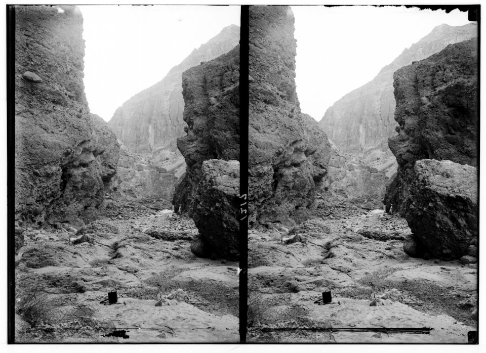 Around the Dead Sea. Wady Derejeh, looking east LOC matpc.01751