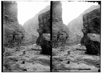 Around the Dead Sea. Wady Derejeh, looking east LOC matpc.01751