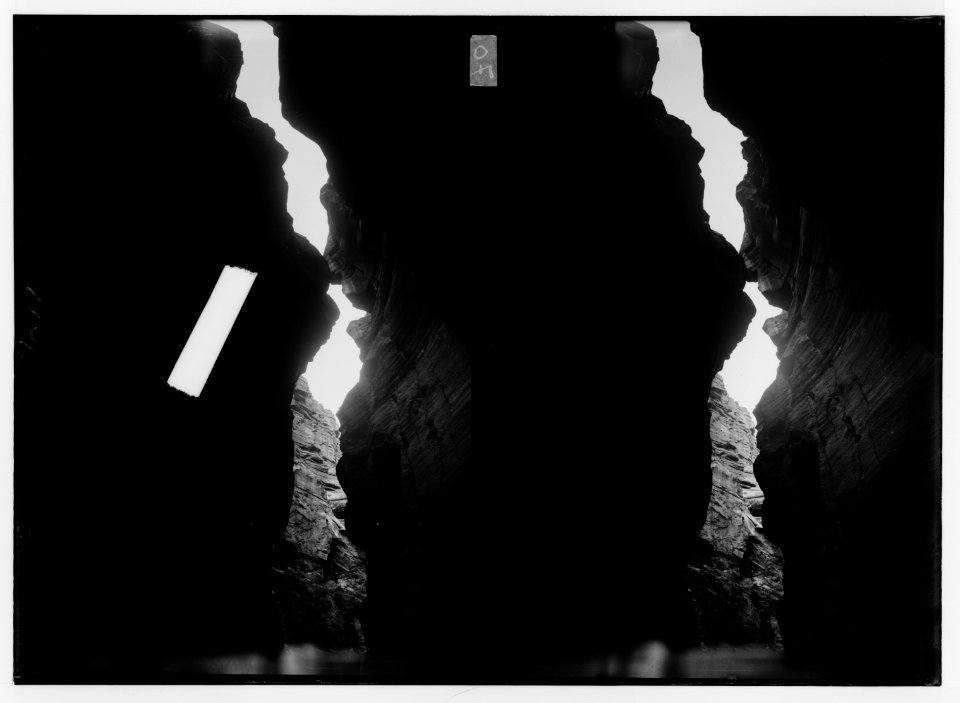 Around the Dead Sea. View looking overhead in the ravine LOC matpc.01805