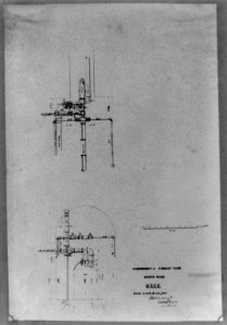 Arrangement of exhaust pipes, north wing LCCN2002718500