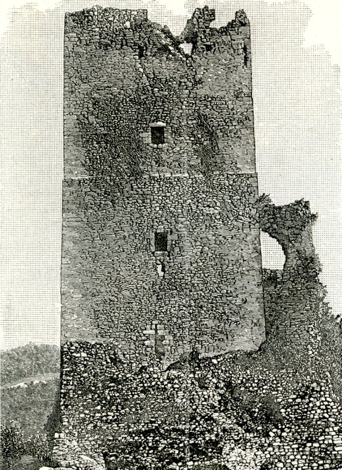 Arpino torre medioevale che era parte di un castello feudale eretto nell’acropoli pelasgica