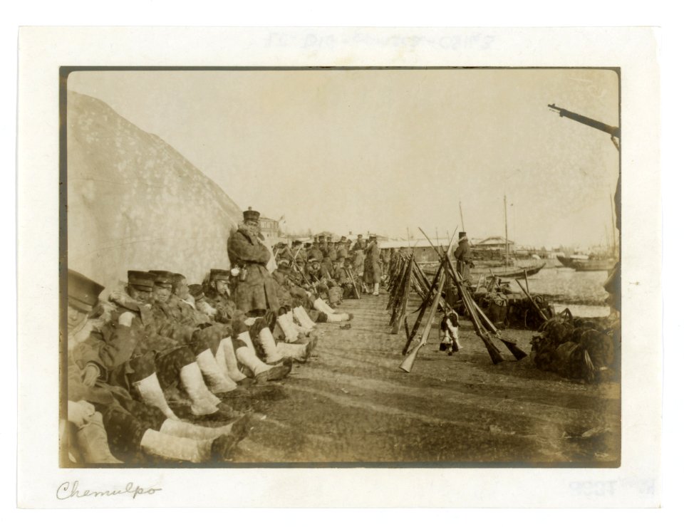 Arrival of Japanese soldiers at Chemulpo LCCN2005679334
