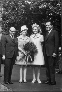 Arrival Ceremony for His Excellency Carlos Lleras Restrepo of Columbia - NARA - 194636