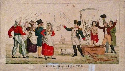 Arrivée de Nicolas Buonaparte aux Tuileries, le 20 mars 1815