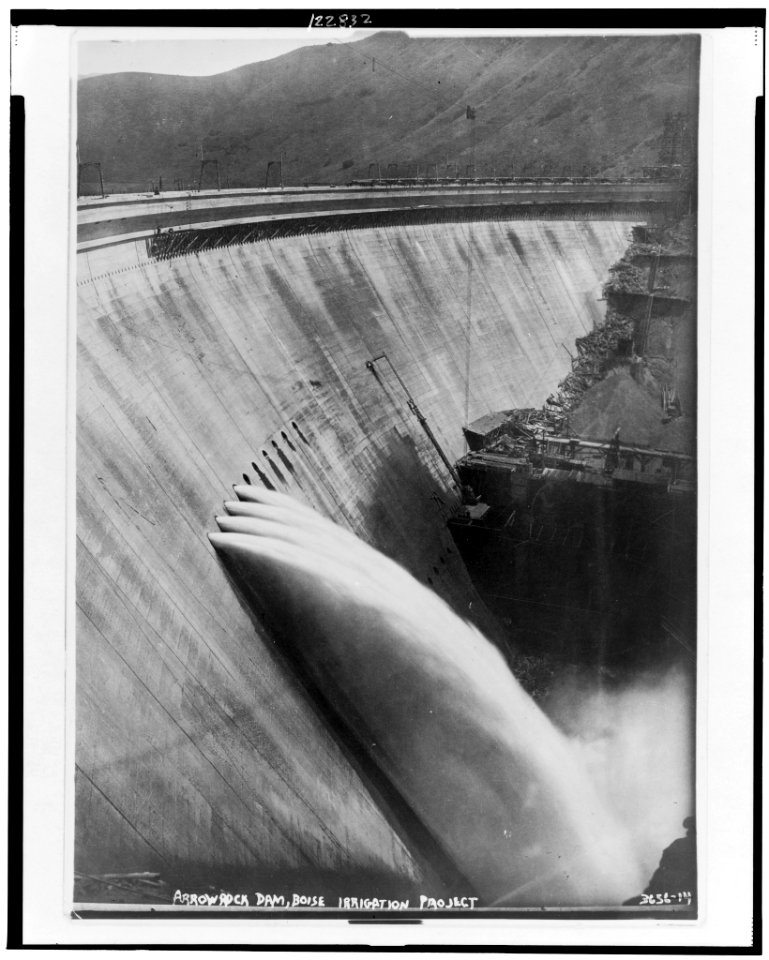 Arrowrock Dam, Boise irrigation project LCCN99403886