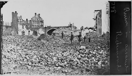 Arsenal (ruins in) at Richmond, Va - NARA - 525203