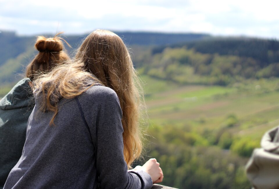 Nature girl mountain