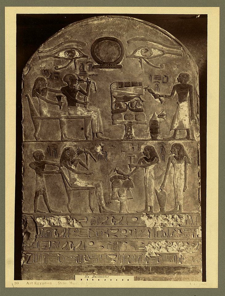 Art Egyptien. Stele Musée du Louvre - A.G. phot. LCCN2004674233