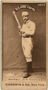 Art Whitney, Pittsburgh Alleghenys, baseball card portrait LCCN2007686947