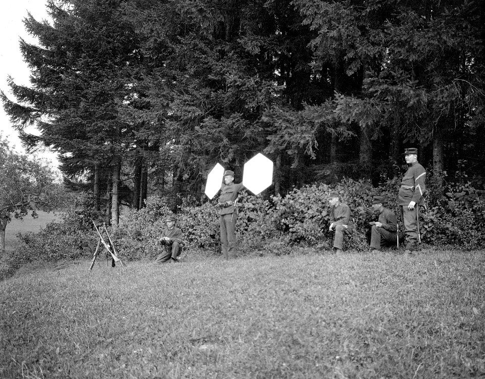 Artillerie in Feuerstellung bei Zihlwil - CH-BAR - 3236403