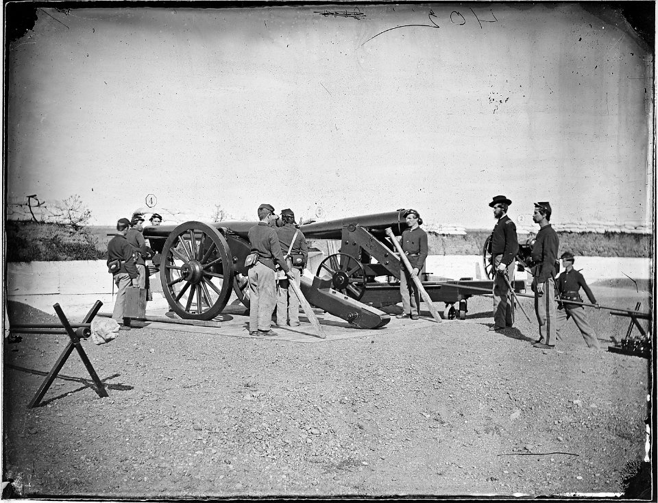 Artillery drill in Fort, defenses of Washington - NARA - 524822