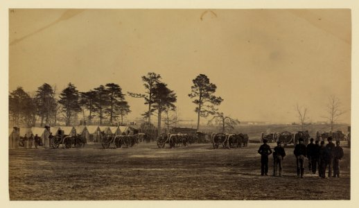 Artillery camp at City Point, January 1865 LCCN2006683257