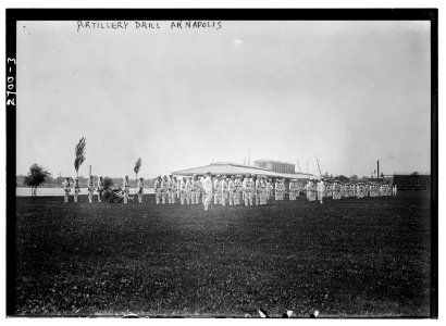 Artillery drill, Annapolis LCCN2014692371