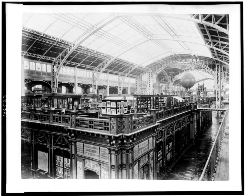 Arts and crafts exhibit, Palace of Liberal Arts, Paris Exposition, 1889 LCCN92520522