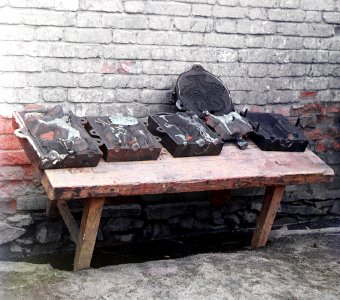 Artistic works in molds at Kasli by Sergey Prokudin-Gorskiy