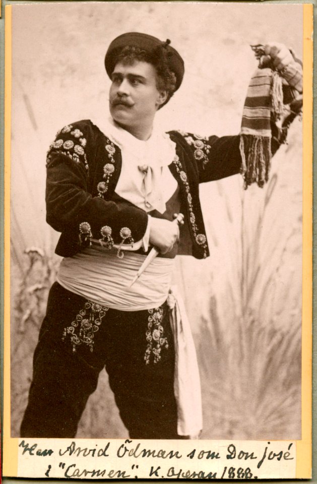 Arvid Ödmann, rollporträtt - SMV - H9 105
