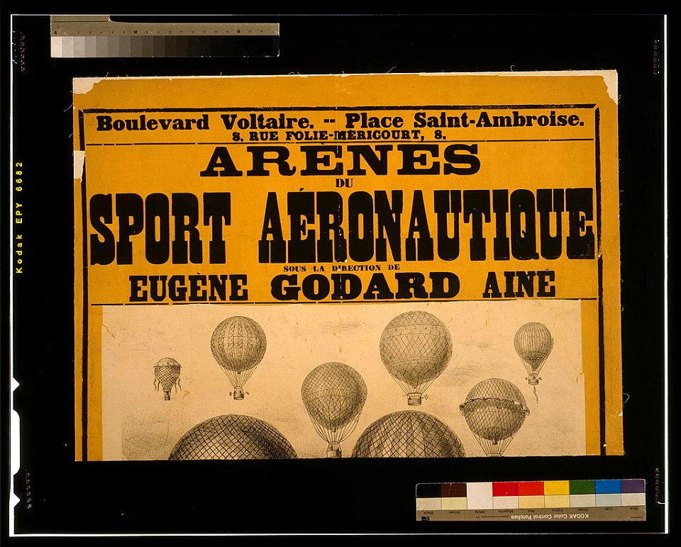 Arènes du sport aéronautique sous la direction de Eugène Godard ainé inauguration le dimanche 15 Mars 1885. LCCN2002716352
