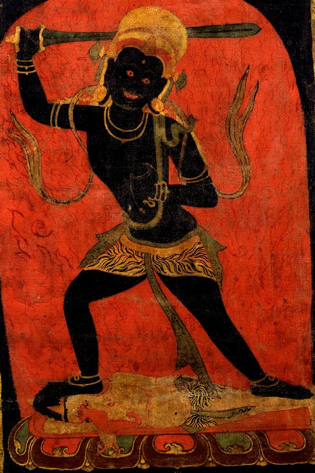 Arya Achala Tibet 12th century, Kadam Lineage Collection of Shelley & Donald Rubin (cropped)