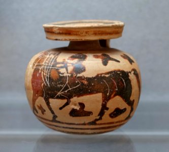 Aryballos, Late Corinthian period, 575-550 BC, L 105 - Martin von Wagner Museum - Würzburg, Germany - DSC05698 photo